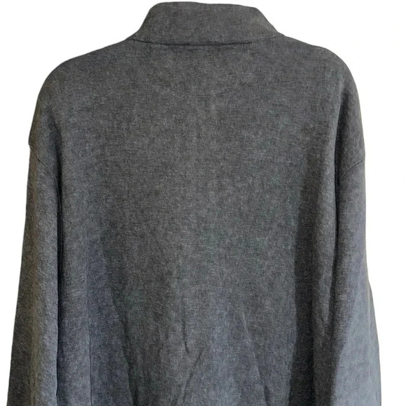 Polo by Ralph Lauren 1/4 Zip Gray Pullover Size XXL - Picture 5 of 9